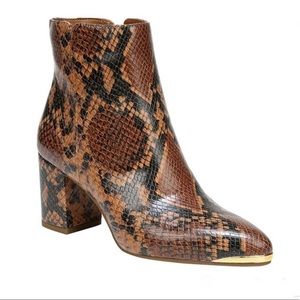 Franco sarto bianco snakeskin embossed boot Clearance